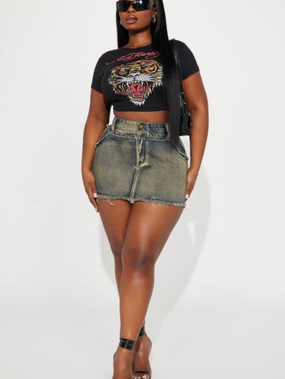 Fashion Nova Denim Mini Skirt